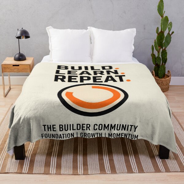 Item preview, Build Learn Repeat Builder Community designed and sold by hutofdesigns.