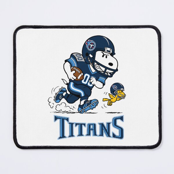 Item preview, Snoopy & Woodstock Tennessee Titans Football Retro F065 designed and sold by GLUVY-THEME.