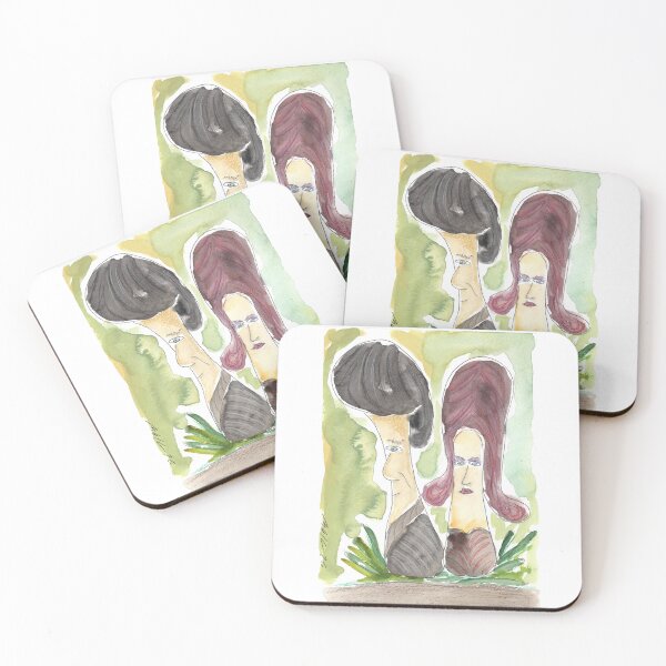 Item preview, The Secret Life of Shrooms, Das geheime Leben der Pilze, The Avengers John Steed & Emma Peel designed and sold by Anke‘s Bazaar.