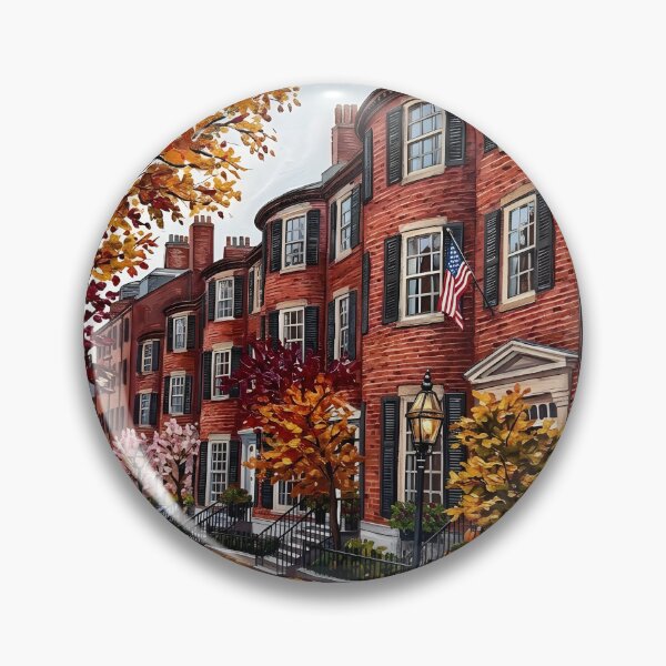 Item preview, Beacon Hill  Acrylic Travel Print Boston designed and sold by POSTERIOCREW.