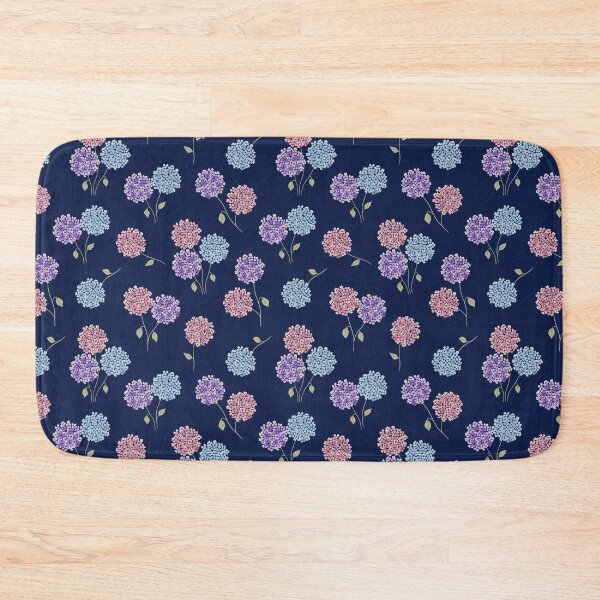 Item preview, Hydrangeas (blue bg) designed and sold by flowerheadria.