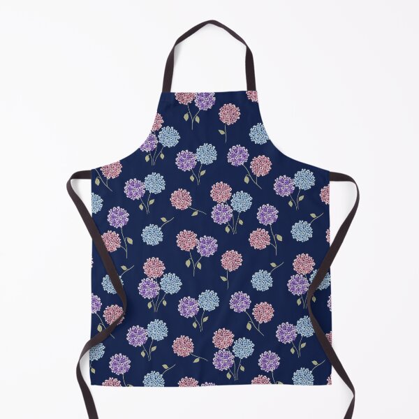 Item preview, Hydrangeas (blue bg) designed and sold by flowerheadria.
