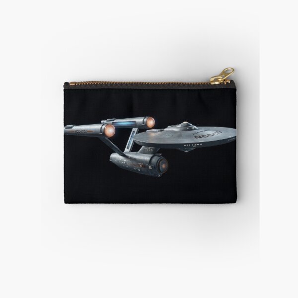 Item preview, Title: USS Enterprise NCC-1701 Starship Sci-Fi Space Art Print designed and sold by Kate1art.