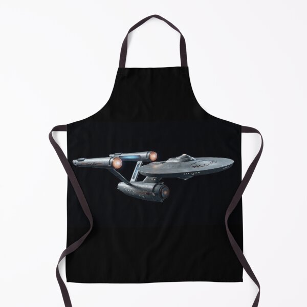 Item preview, Title: USS Enterprise NCC-1701 Starship Sci-Fi Space Art Print designed and sold by Kate1art.