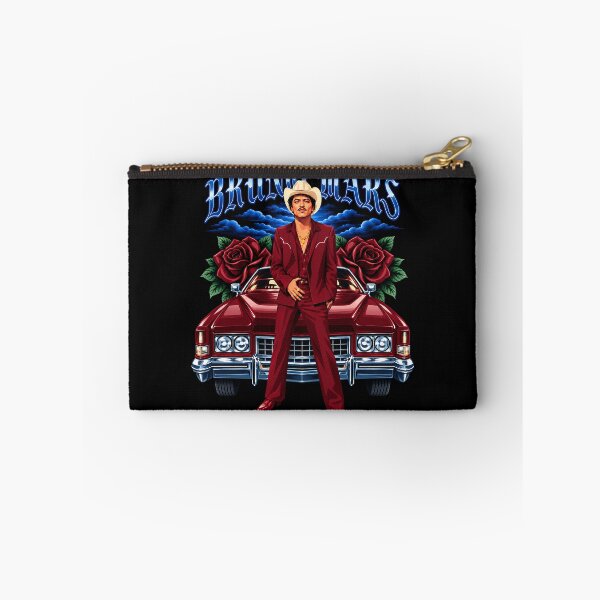 Item preview, Bruno Mars Red Suit Cowboy With Classic Car And Roses designed and sold by GusHickman.