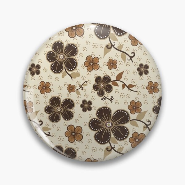 Item preview, Batik Floral Pattern Art designed and sold by ShivCraftStudio.