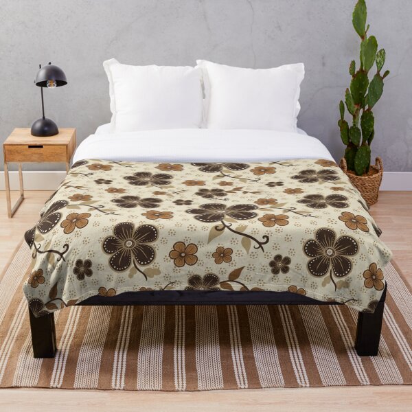 Item preview, Batik Floral Pattern Art designed and sold by ShivCraftStudio.