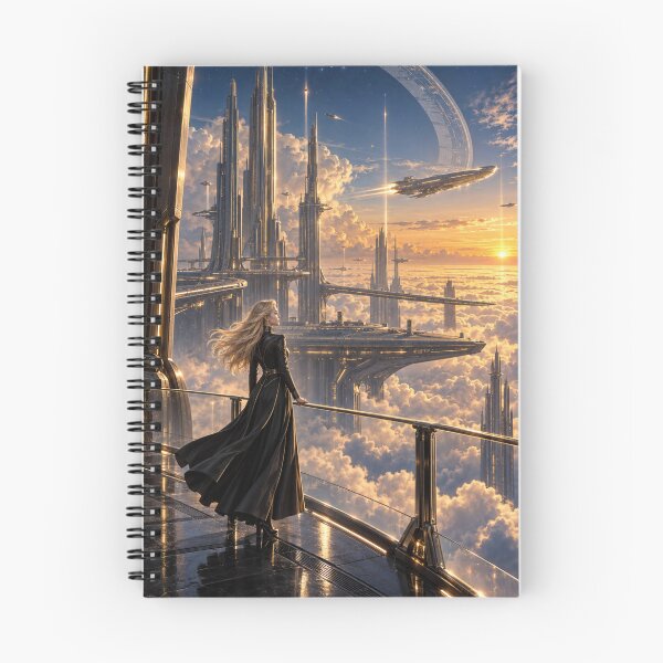Item preview, Celestial Terminal – The Last Departure Above the Clouds designed and sold by SEIMEI2025.