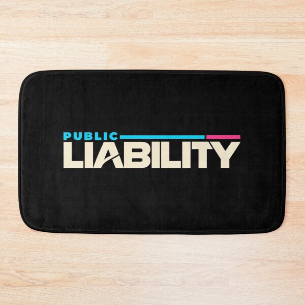 Item preview, Public Liability Funny Workplace Humour Design designed and sold by EverclearDesign.