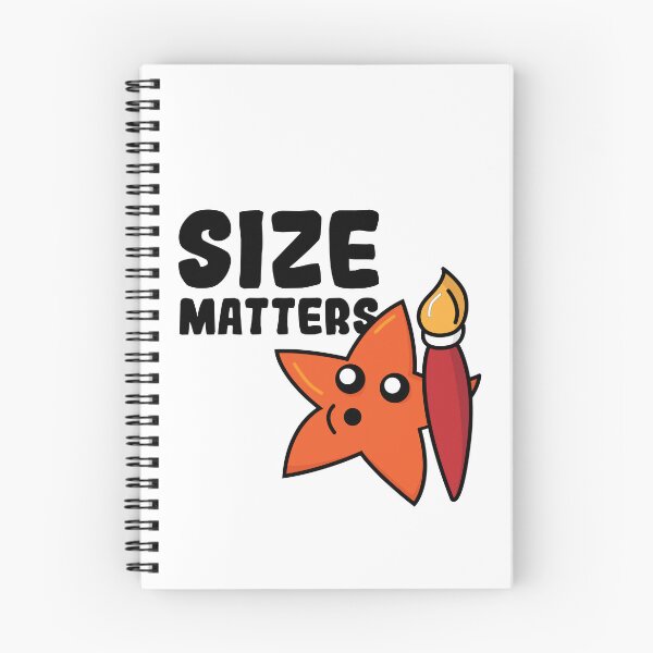 Item preview, Size Matters | Funny Artist Character designed and sold by Creatory.studio.