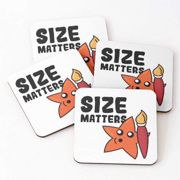 Item preview, Size Matters | Funny Artist Character designed and sold by Creatory.studio.
