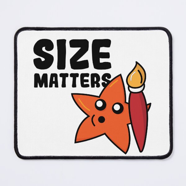 Item preview, Size Matters | Funny Artist Character designed and sold by Creatory.studio.