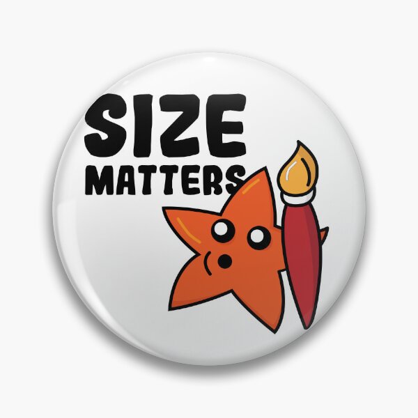 Item preview, Size Matters | Funny Artist Character designed and sold by Creatory.studio.