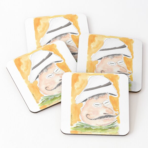 Item preview, The Secret Life of Shrooms, Das geheime Leben der Pilze, Hercule Poirot designed and sold by Anke‘s Bazaar.