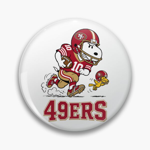 Item preview, Snoopy & Woodstock San Francisco 49ers Football Retro F068 designed and sold by GLUVY-THEME.