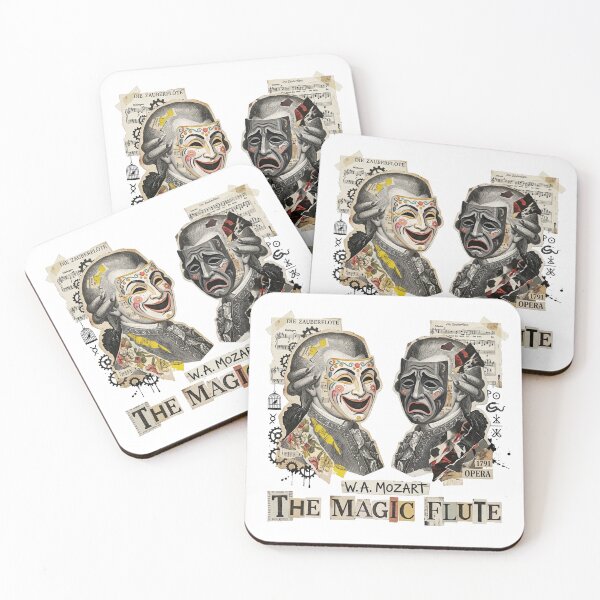 Item preview, Wolfgang Amadeus Mozart Surreal Collage Set designed and sold by OzzFrequency.