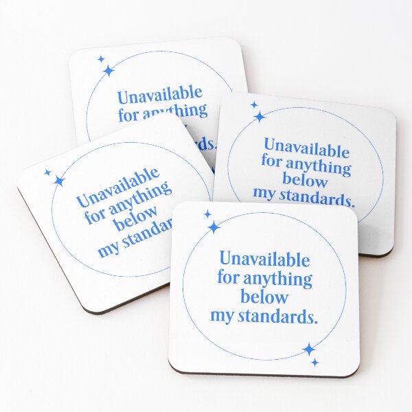 Item preview, High Standards Self Worth Quote designed and sold by jianina-alondra.