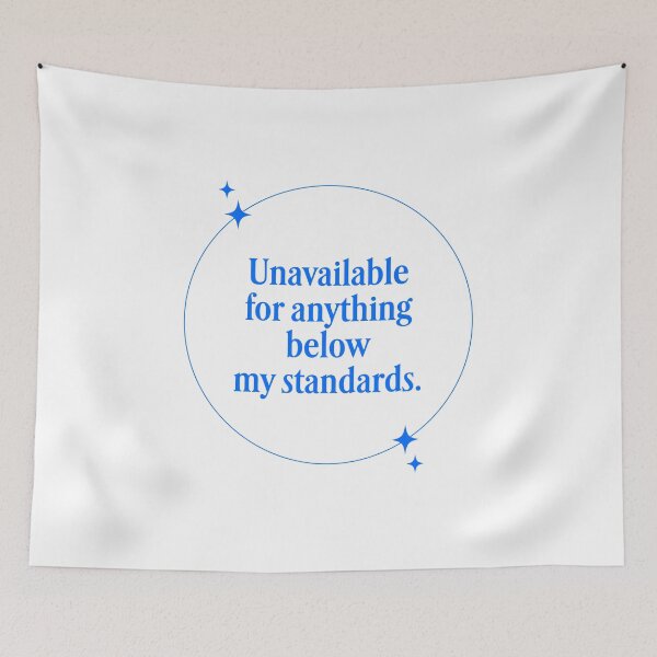 Item preview, High Standards Self Worth Quote designed and sold by jianina-alondra.
