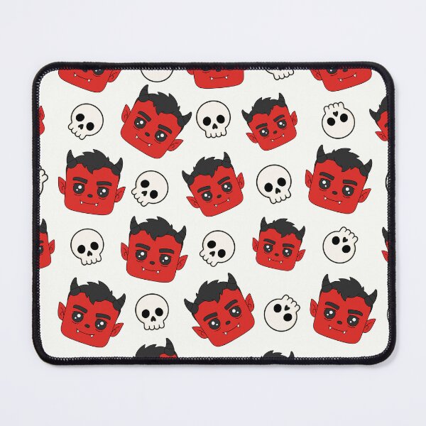 Item preview, Cute Devil and Skull Halloween Pattern designed and sold by teeperfect.