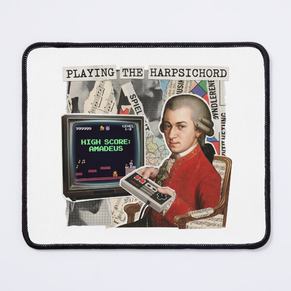 Item preview, Wolfgang Amadeus Mozart Surreal Collage Set designed and sold by OzzFrequency.
