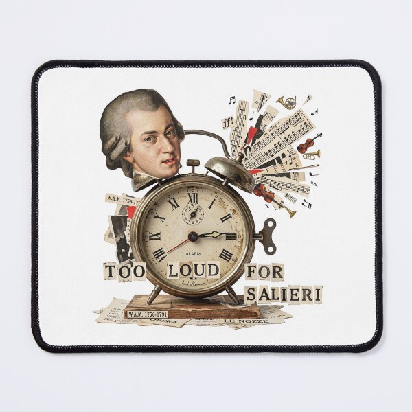 Item preview, Wolfgang Amadeus Mozart Surreal Collage Set designed and sold by OzzFrequency.