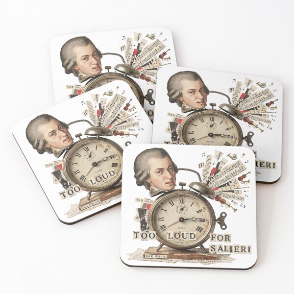 Item preview, Wolfgang Amadeus Mozart Surreal Collage Set designed and sold by OzzFrequency.