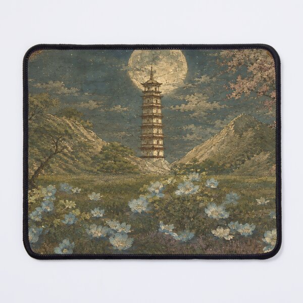 Item preview, Series Glow of the Pagoda Part 7 “Under It”.(Ancient Mural) designed and sold by MaxDreamsArt.