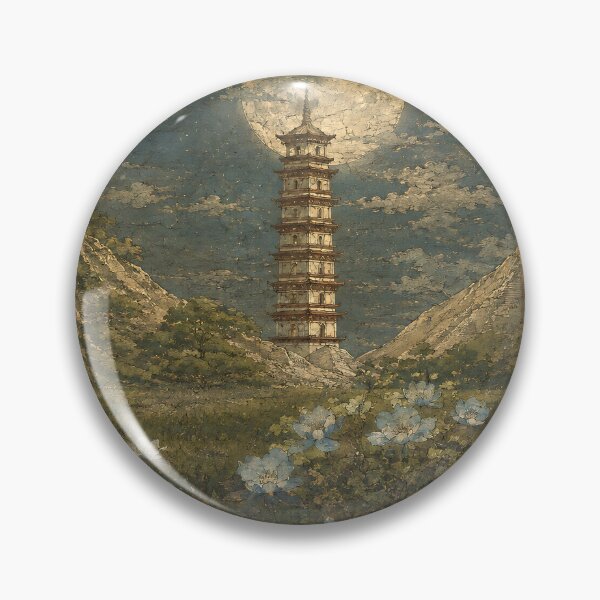 Item preview, Series Glow of the Pagoda Part 7 “Under It”.(Ancient Mural) designed and sold by MaxDreamsArt.