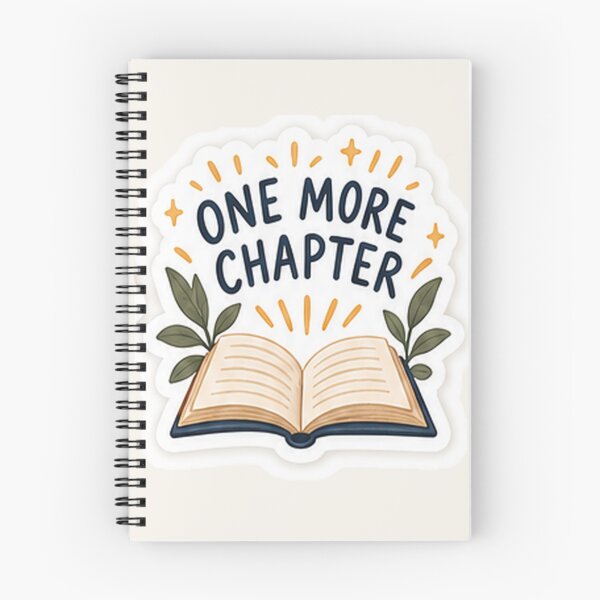 Item preview, One More Chapter - Book Lover Reading Quote designed and sold by NourtyMK.