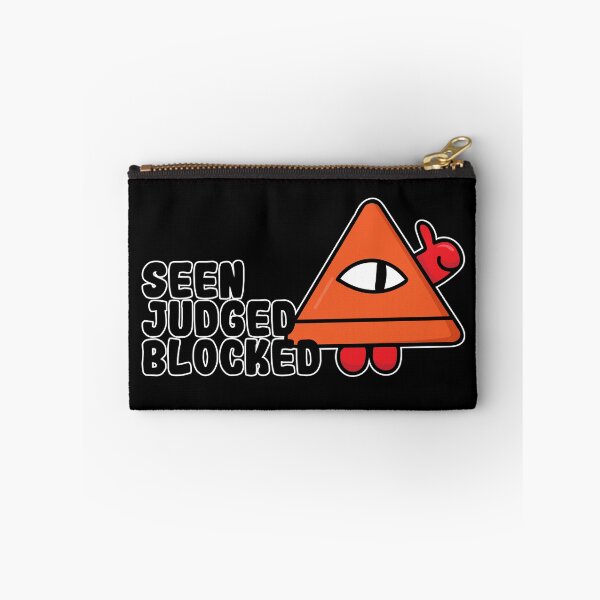 Item preview, Seen Judged Blocked | Funny Social Mood Character designed and sold by Creatory.studio.