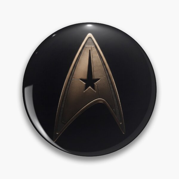 Item preview, Star Trek Starfleet Command Bronze Metallic Insignia Logo Art designed and sold by Kate1art.
