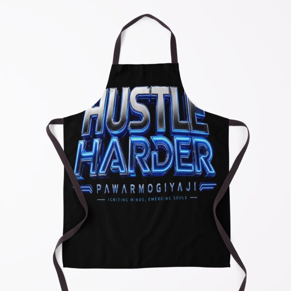Item preview, ​Hustle Harder Motivational Typography Art by pawarmogiyaji designed and sold by Pawar1999.