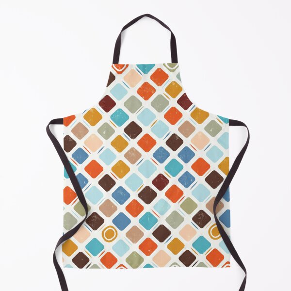 Item preview, Organic Diamond Mosaic – Mid Century Modern Geometric Retro Pattern, 1950s Vintage Textile Design designed and sold by Tamas Das.