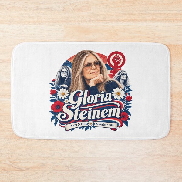 Item preview, Gloria Steinem March 25 1934 September 2 2026 Tribute Retro designed and sold by GusHickman.