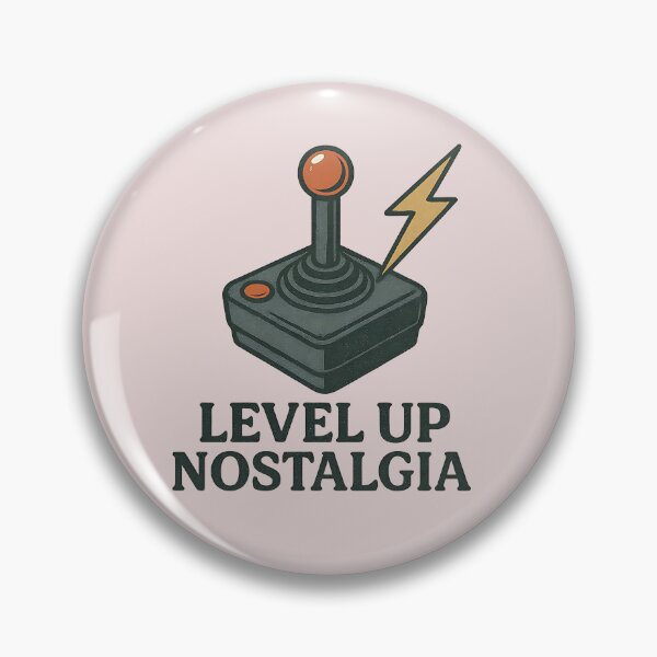 Item preview, Level Up Nostalgia Retro Joystick designed and sold by MarCinu Art.