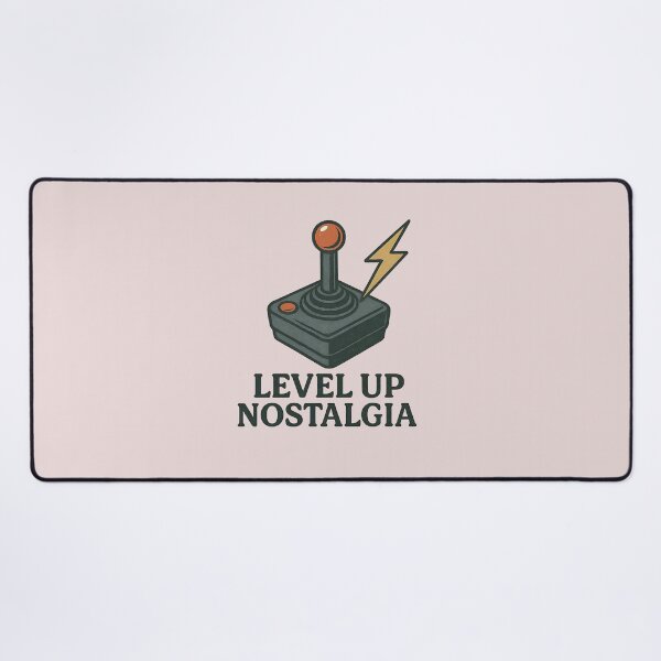Item preview, Level Up Nostalgia Retro Joystick designed and sold by MarCinu Art.