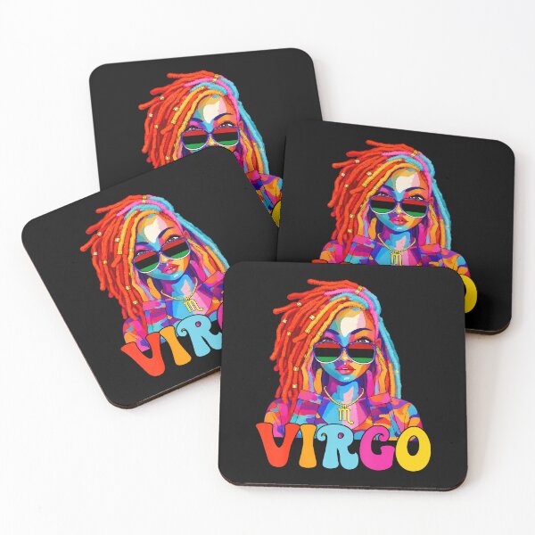 Item preview, Virgo Queen African American Loc'D Women Zodiac Sign designed and sold by OddityVault.
