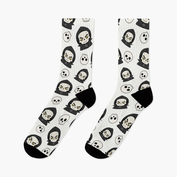 Item preview, Cute Grim Reaper Skull Halloween Pattern designed and sold by teeperfect.