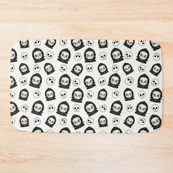Item preview, Cute Grim Reaper Skull Halloween Pattern designed and sold by teeperfect.