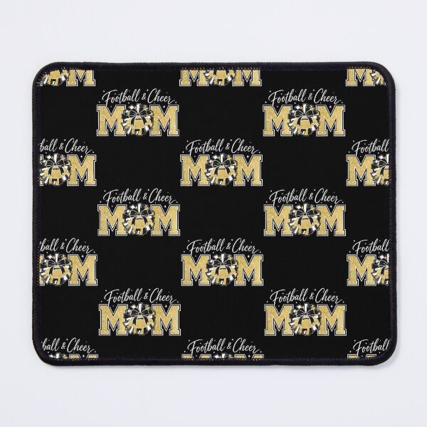 Item preview, Football Cheer Mom Mama Of Both Cheerleader Gold Black designed and sold by OddityVault.