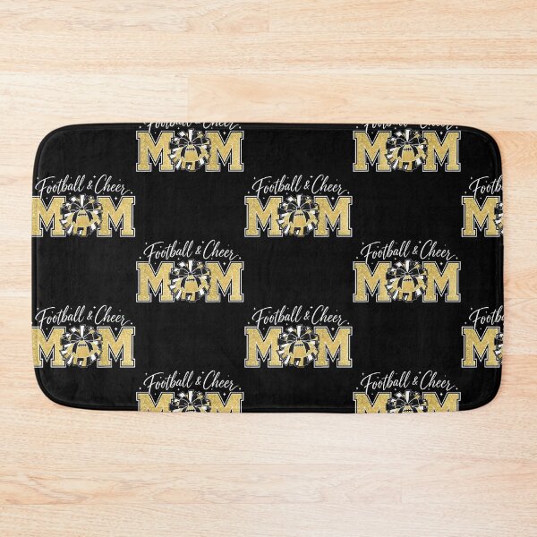 Item preview, Football  Cheer Mom Mama Of Both Cheerleader Gold  Black designed and sold by OddityVault.