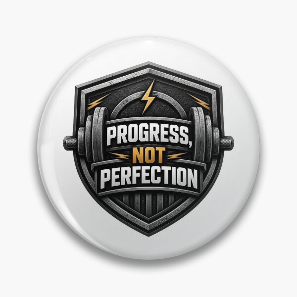 Item preview, Progress Not Perfection Fitness Motivation designed and sold by TrendDes1gn.