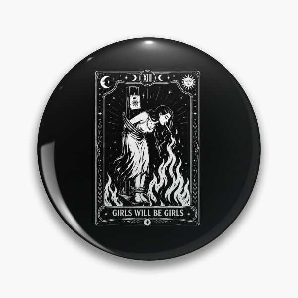 Item preview, Girl Will Be Girls Witch Cigarette Burning Tarot Card Women designed and sold by OddityVault.