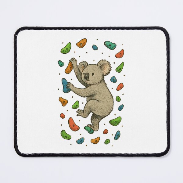 Item preview, Koala bouldering on the bouldering wall design designed and sold by Pineapple-Tree.