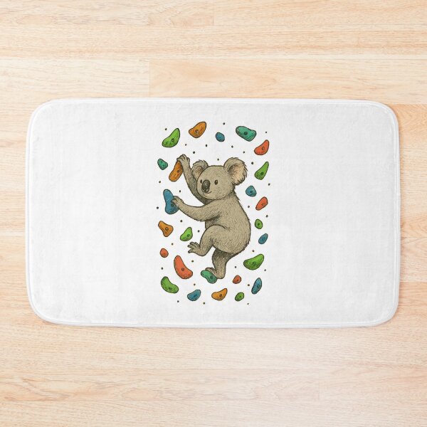 Item preview, Koala bouldering on the bouldering wall design designed and sold by Pineapple-Tree.