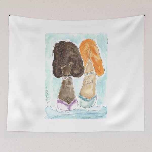 Item preview, The Secret Life of Shrooms, Das geheime Leben der Pilze, Miami Vice Sonny Crockett & Ricardo Tubbs  designed and sold by Anke‘s Bazaar.