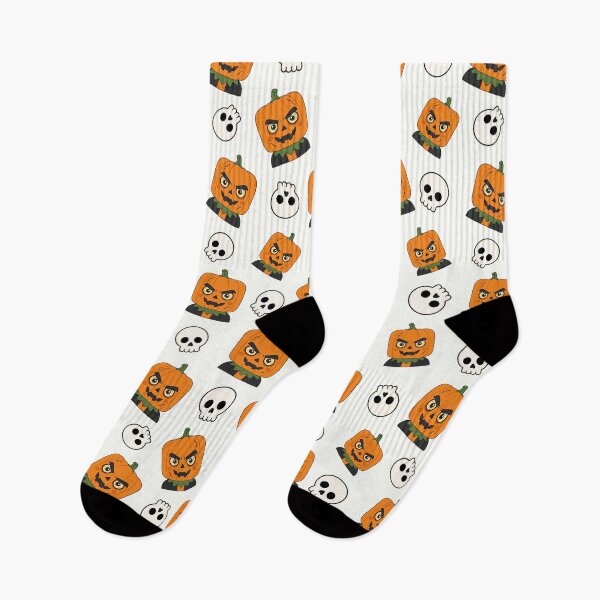 Item preview, Cute Halloween Pumpkin and Skull Pattern designed and sold by teeperfect.