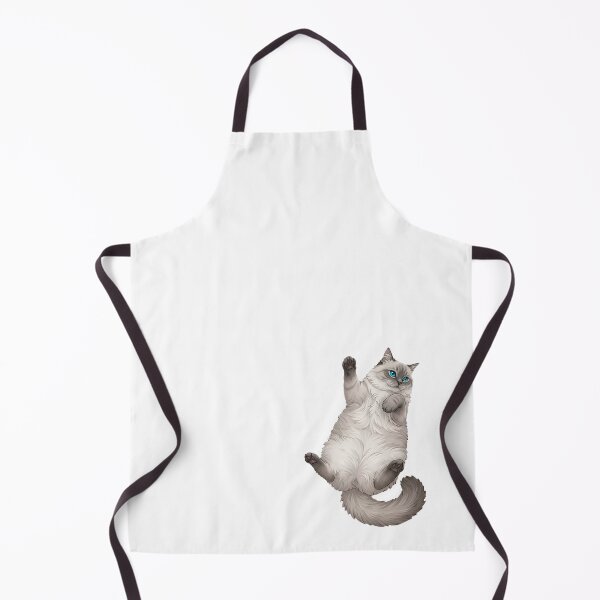 Item preview, Ragdoll Cat Collection #11 - Playful Relaxed Cat Lying on Back designed and sold by Quiet Joy Studio.