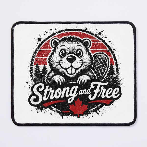 Item preview, Strong and Free Beaver designed and sold by Flowercita.