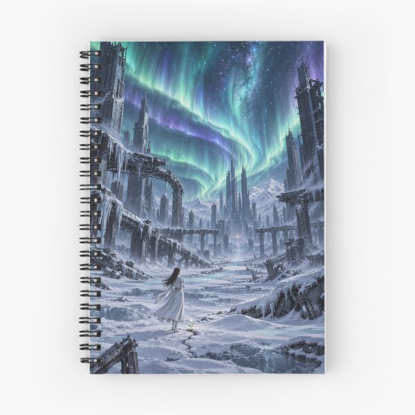 Item preview, The Last Aurora – A New Life Beyond the Frozen City designed and sold by SEIMEI2025.